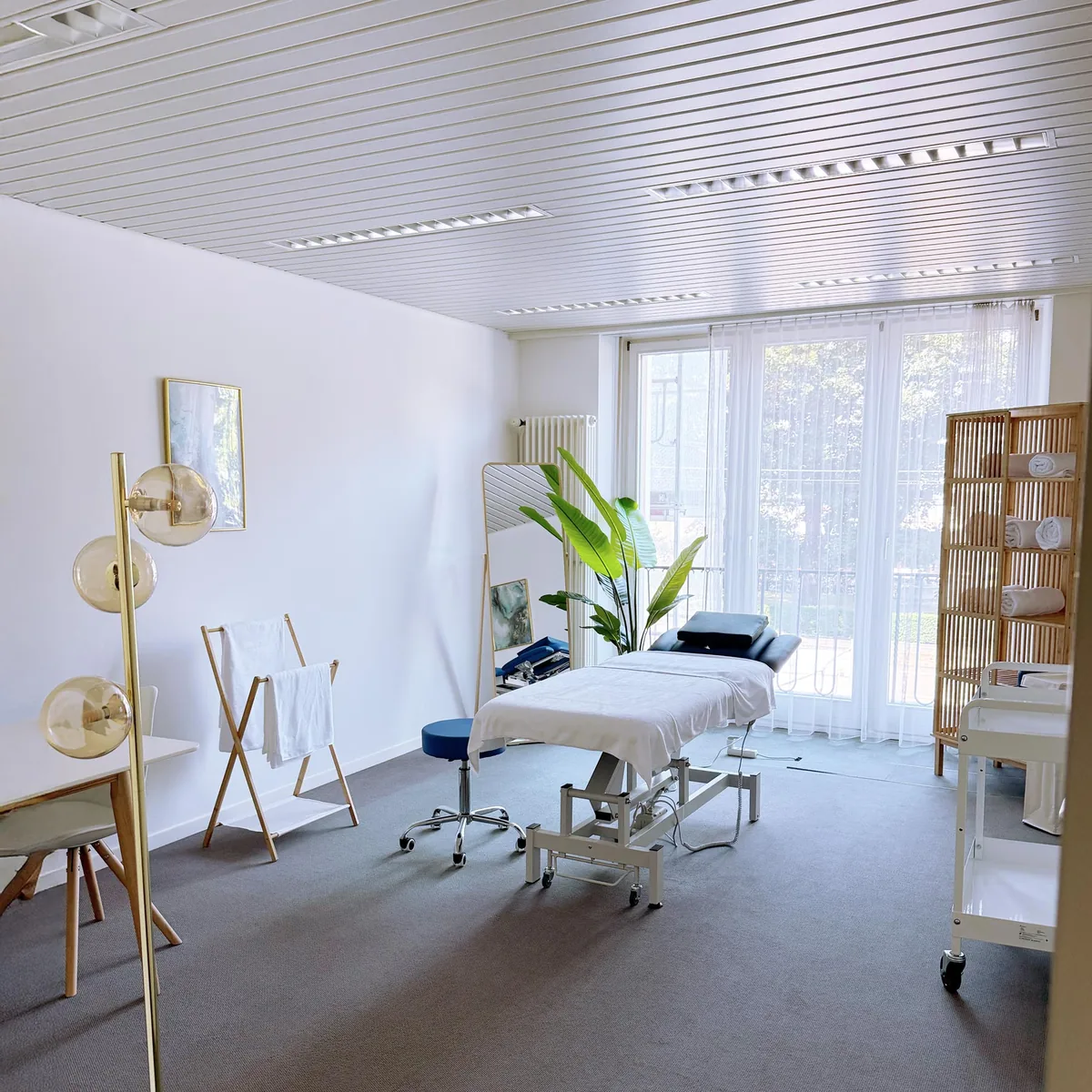 Praxisraum des Massage Zentrum Reinach